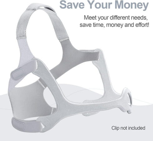 2pcs Fabric Frame and Headgear Compatible with WP, Replacement Frame and Headgear for WP