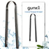 Tongue Scraper - Metal Tongue Cleaner for Adults and Kids, Fights Bad Breath, Luxury Black