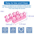 Pedicure Toe Separators for Bunion & Nail Polish, Soft Gel Pedicure Kit for Toenail Separation