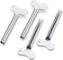 ZOCONE 12pcs Toothpaste Squeezer, Metal Tube Squeezer Key Stainless Steel Toothpaste Roller Tube Wringer for Paint