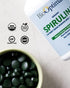 Organic Spirulina Tablets - Organic, Non-GMO, No Additives or Fillers - 500mg Premium Quality Dietary Supplement, 120