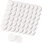 50 PCS White Essential Oil Refill Pads, 0.63 Inch Cotton Pads for Diffuser Necklace & Bracelet
