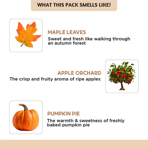 Folkulture Fall Essential Oils Set of 6 - Fragrance Oils for Diffuser, Home, and Oil Diffuser Essential Oils.