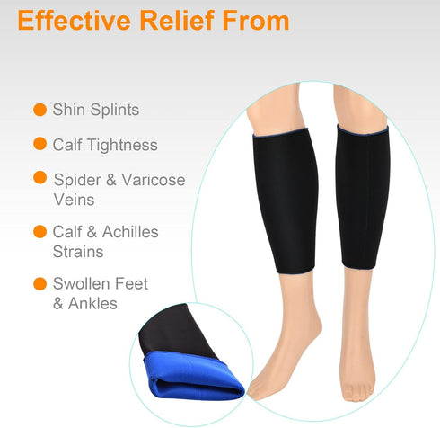 Cosmos Compression Sleeve Neoprene Calf Skin for Outdoor Sports