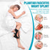 QWLWBU Plantar Fasciitis Night Splint Sock with Arch Supports,Adjustable Plantar Fasciitis Brace for Foot Drop, Heel
