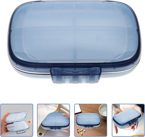HONITANO 7-Compartment Weekly Portable Pill Organizer Waterproof Medicine Case Large Capacity Travel Container