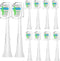 Replacement Toothbrush Heads for Philips Sonicare Electric Toothbrushes, 10 Pack, Fit for Snap-on Handles