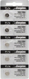 Energizer 392/384 Silver Oxide Battery: Card of 5