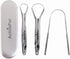 Tongue Scraper Cleaner (3 Pcs), Best Stainless Steel Seller, Use Mouth Wash, Toothpaste for Bad Breath, Handy Travel