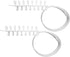 Arinda Rolling Washing Machine Cleaning Brush, Durable Nylon Cleaning Brushes for Home