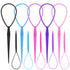 WSYUB Topsy Tail Tools, 10Pcs Hair Styling Accessories, French Braid Tool Loop for Girls, 5 Colors