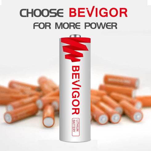 4 Pack Lithium AA Batteries 1.5V 3000mAh, Long Lasting with 20-Year Shelf Life?Non-Rechargeable?