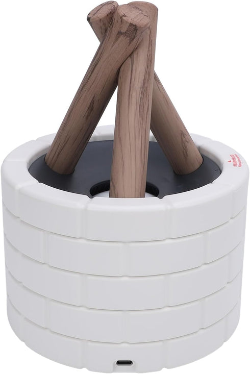 Hamwesh 250ml 18 Mystical/Fantasy Diffuser, Bonfire Diffuser with Hours Continuous Mist Golden LED Mystical/Fantasy