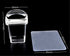 yueton Clear Jelly Soft Silicone Rectangular Nail Art Stamping Stamper with Scraper, DIY Polish Kit