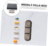 Travel-Friendly Weekly Pill Organizer - NOLITOY Medicine Storage Case