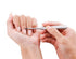 Professional Silver Stainless Steel Finger Cuticle Cleaner Fork Pusher, Nail Art Tools for Unisex