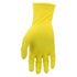 PIP Grippaz Jan San 6 Mil Nitrile 12" Disposable Gloves 48-Pack, Fish Scale Grip, Detergent Solution Resistant, Yellow, Large (67-306/L)