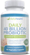 Daily Probiotic 40 Billion CFU with MakTrek Bi-Pass Technology - 60 Veggie Capsules for Digestion & Immune Health