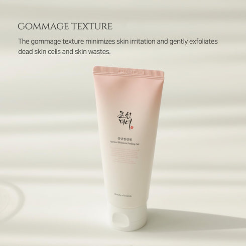 Beauty of Joseon Apricot Blossom Peeling Gel, Soft Exfoliating Face and Body Scrub for All Skin Types, 100ml