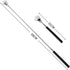 2-Pack Skeleton Hand Back Scratcher, Portable Extendable Telescopic Massager with Soft Rubber Handles (Black)