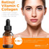Retinol Vitamin C Collagen | Super Charged Anti-Aging Serum Trial Size for Face | Pharmaceutical Grade Quality, Smooths