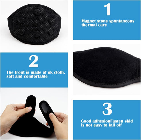 Magnetic Self Heating Pad, Thickened Magnetic Therapy Neck Strap for Pain Relief from Neck Arthritis and Migraines