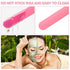 Pink Non-Stick Wax Spatulas, Silicone Applicator for Hair Removal, Reusable Hard Wax Sticks for Home Use