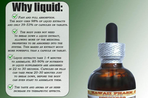 Horehound Alcohol-Free Liquid Extract, Organic Horehound (Marrubium vulgare) Dried Herb Glycerite, 2 oz