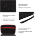 Nylon TPU Electric Shaver Storage Bag for Men Hair Shaving Tool, Organizer for QP2520/90/70 (Black Red)