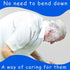 Inflatable Shampoo Bowl, Portable Hair Washing Tray for Bedside, Lightweight Shampoo Basin for Elderly & Disabled