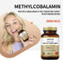 Vitamin B12 (Methylcobalamin) 5000 mcg, Folic Acid (Vitamin B9 Folate) 120 Chewable Tablets for Cirrhosis and Liver