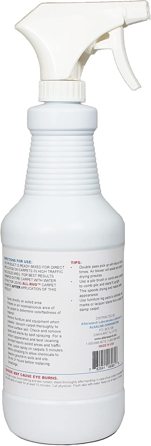 Allersearch All-Up Anti-Allergen Carpet Pre-Spray 32 Oz Ready to Use