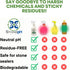 Countertop Cleaner Neutral Kitchen & Home Surfaces: Safe, Green, Non Toxic, Biodegradable Lemon Spray, 25 fl. Oz