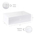 Purple Q Crafts White Hard Gift Box, 14" x 9" x 4" Rectangle Favor Box with Magnetic Closure Lid