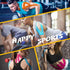 OBTANIM 4 Rolls Kinesiology Tape, Waterproof Breathable Athletic Elastic for Muscle Pain Relief in Gym, Fitness, Running