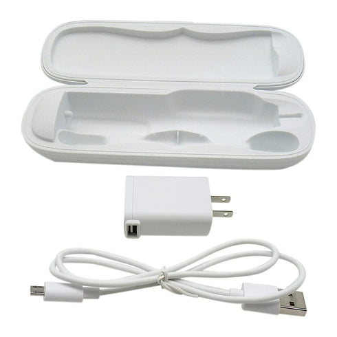 Economical Travel Charger Case with AC Charger + USB Cable for Philips Sonicare HX6xxx HX89 HX91 Series