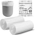 Charmount Small Trash Bags, 4 Gallon Garbage Bags for Bathroom, Kitchen, Bedroom, Unscented, 80 Count