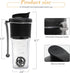 Shaker Bottle for Protein Mixes, 24 oz Protein Shaker with Whisk Ball, Portable Pre Workout Drink Shaker Cup