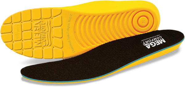 MEGAComfort Personal Anti-Fatigue Mat Shoe Inserts, Size M10/W12, Memory Foam Insoles and