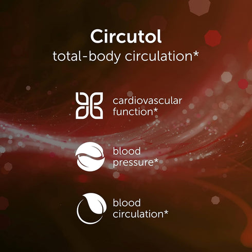 Circutol Blood Pressure Supplement, EcoNugenics - 60 Capsules, Heart Support with Nattokinase