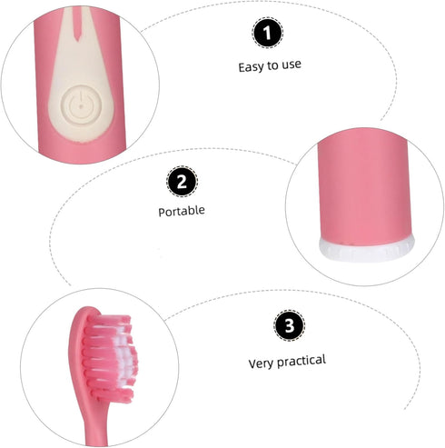 Portable Electric Toothbrush for Kids and Adults - Travel-Friendly