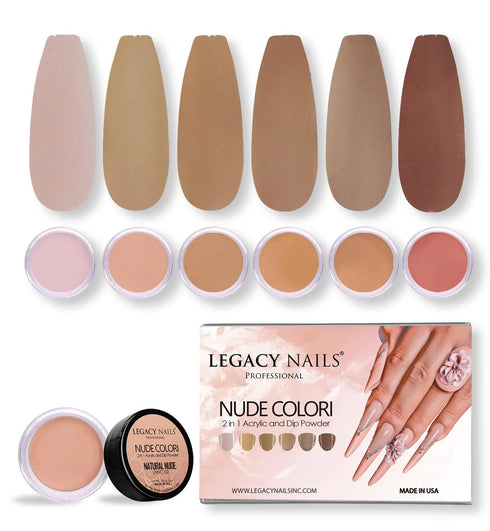 Legacy Nails Professional ACRYLIC NAIL POWDER COLLECTION - High-Pigment Formula for Long-Lasting Wear & Salon-Quality