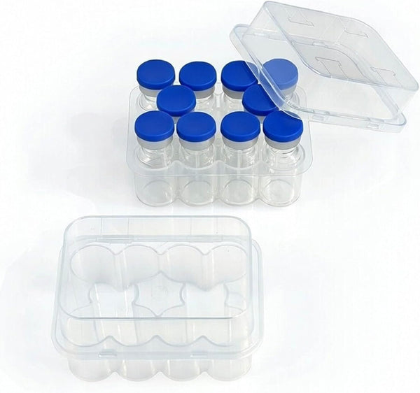 Theradaily 2 Pack Peptide Case for 3ml Vials, Insulin Vial Holder for Fridge,