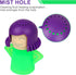 Angry or Happy Mama Microwave Cleaner, Steam Cleaner for Microwave Oven, Just Add Vinegar & Water, Green