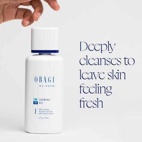 Nu-Derm Foaming Gel – Gel-Based Cleanser for Normal, Oily & Sensitive Skin