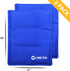 WORLD-BIO Large Flexible Hip Ice Pack - 2 Packs for Hot & Cold Therapy, 11" x 14" Blue