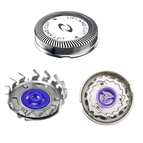 HQ56 Replacement Shaver Heads for Philips Norelco HQ3 HQ4 HQ55 HQ56 HQ6, 3Pcs Compatible with Electric Shavers