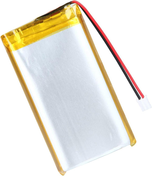 123464 3.7V Lipo Battery 2800mAh 123464 Rechargeable Lithium Polymer Battery Pack with JST PH2.0mm Connector for Electronic Device