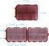 MsfIAIoo 2PCS 10 Travel Pill Organizer Box, Portable Pill Case, Pill Box Dispenser, with Compartments for Different