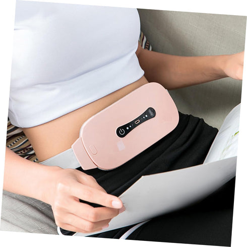 Portable Heating Pad for Menstrual Cramps Fast Heating Cordless Waist Belt Graphene Massage for Back and Abdominal